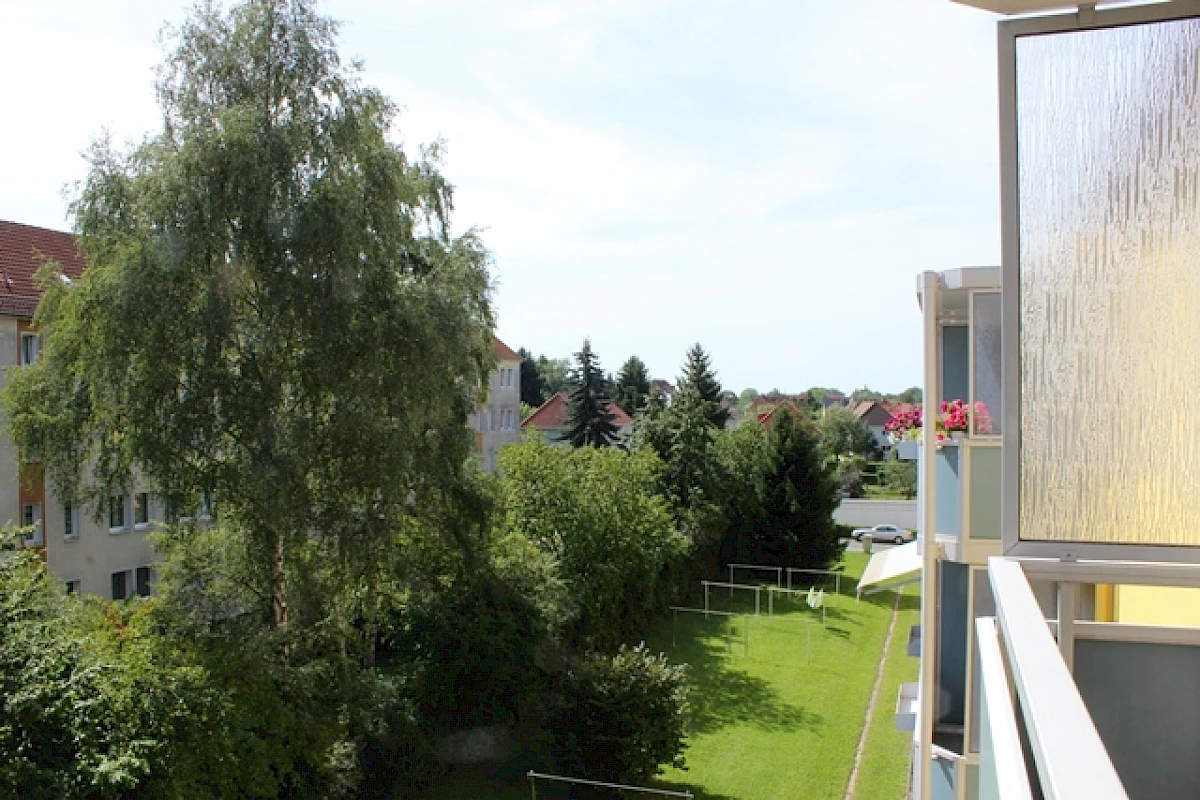 Ausblick Balkon