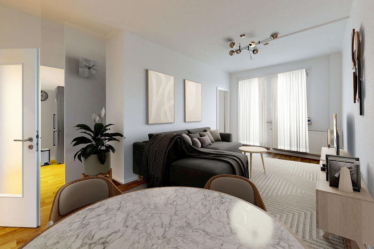 Wohnbeispiel Wohnzimmer