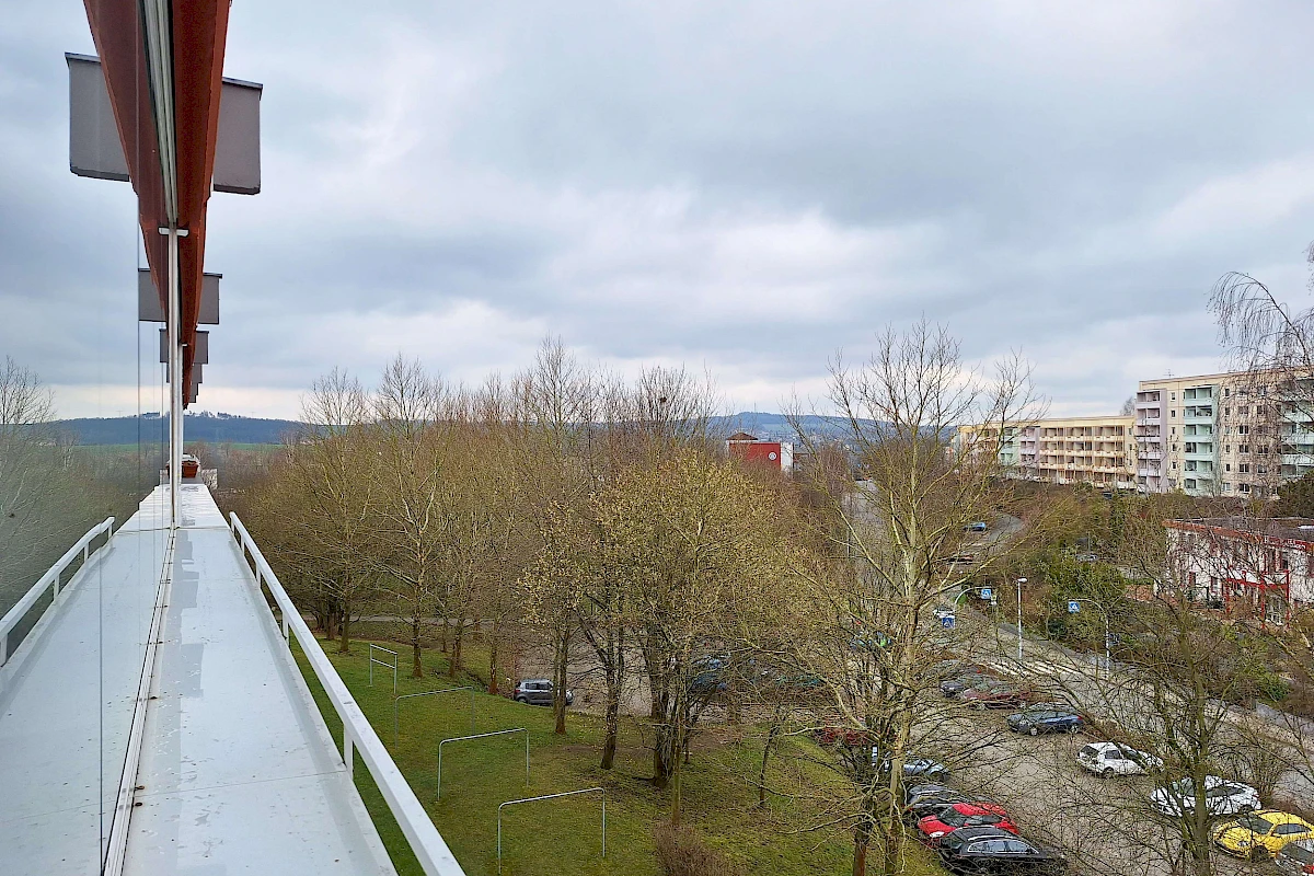 Ausblick Balkon
