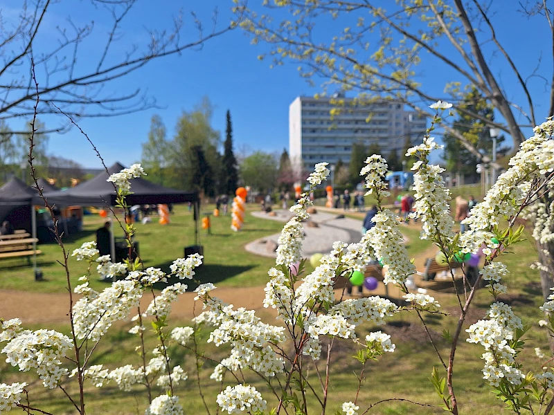 Westpark-Eröffnung bei strahlendem Frühlingswetter
