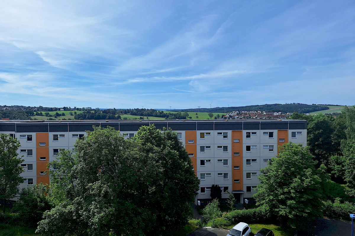 Ausblick Balkon