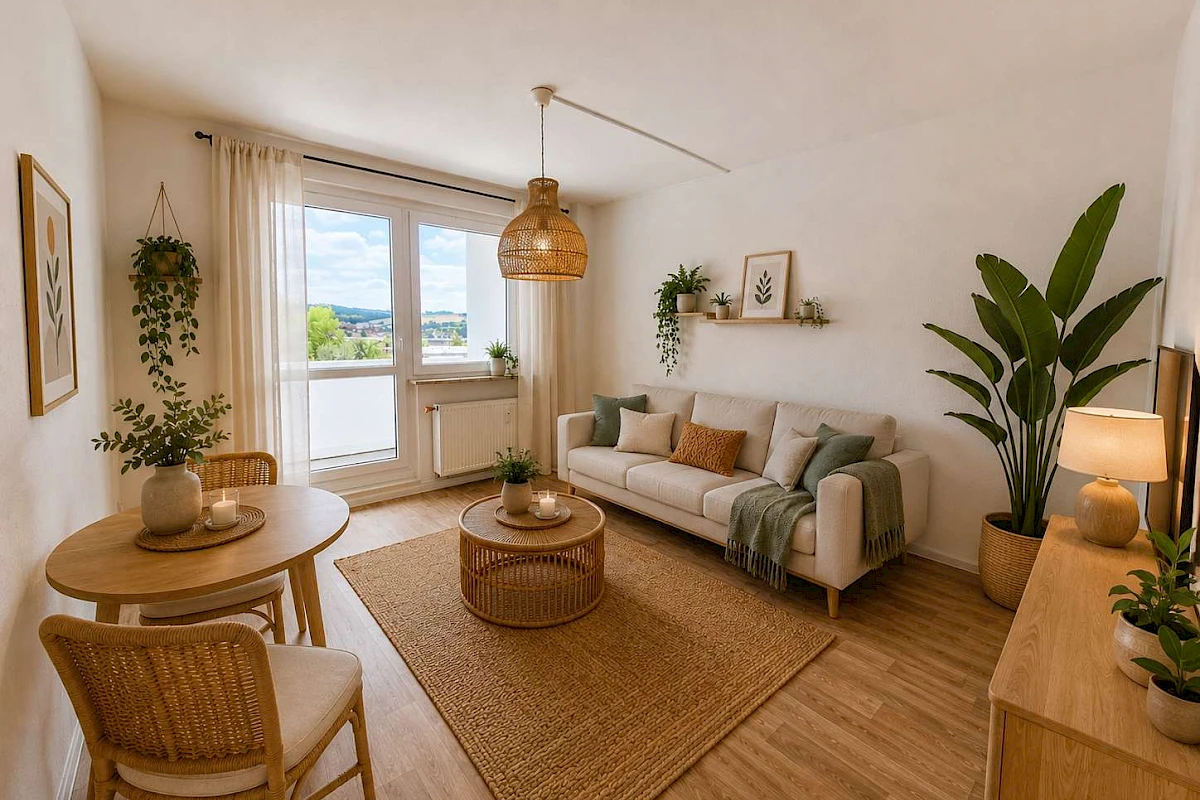 Wohnbeispiel Wohnzimmer