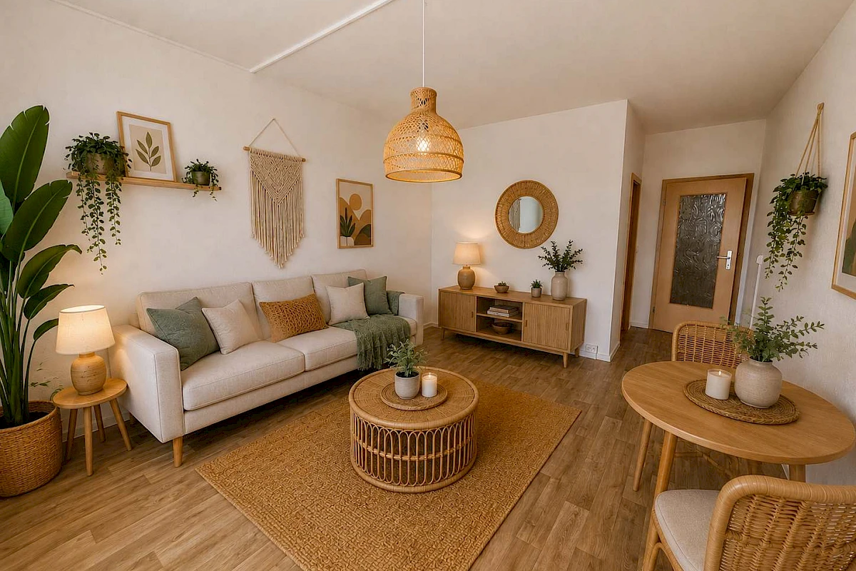Wohnbeispiel Wohnzimmer