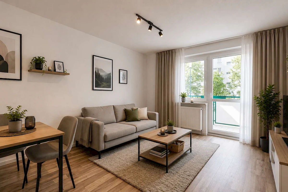 Wohnbeispiel Wohnzimmer