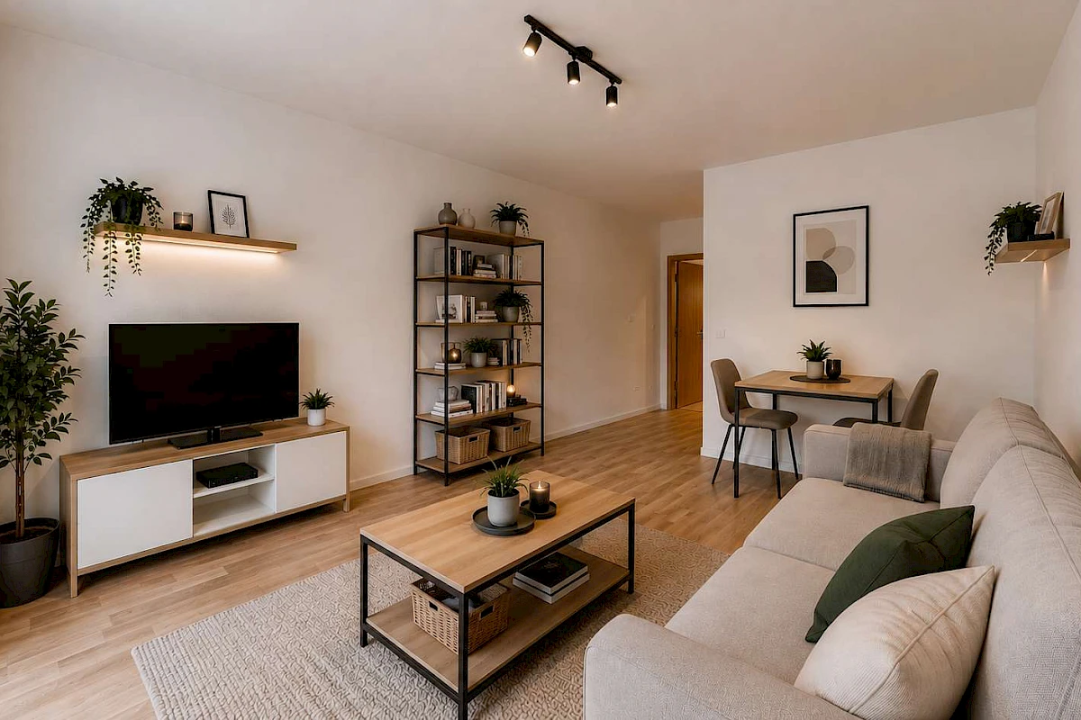 Wohnbeispiel Wohnzimmer