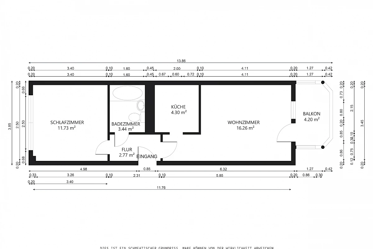 Grundriss Wohnungstyp