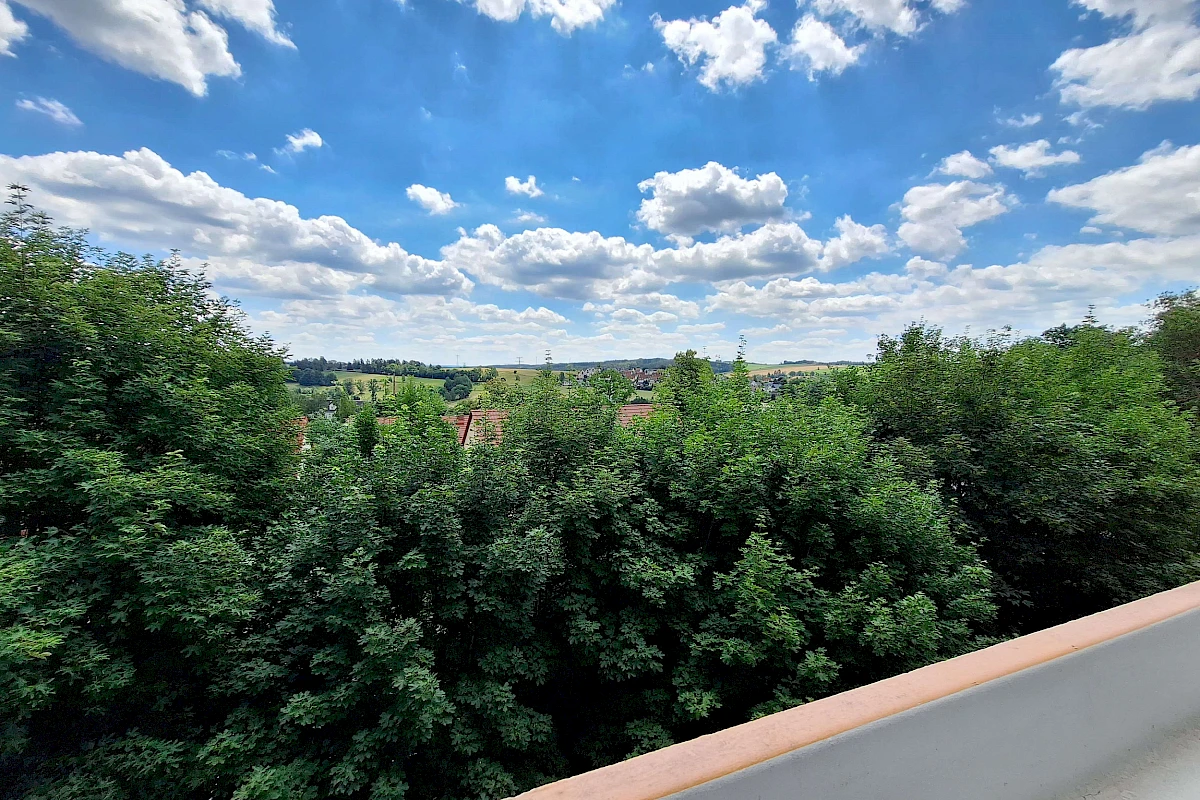 Ausblick Balkon