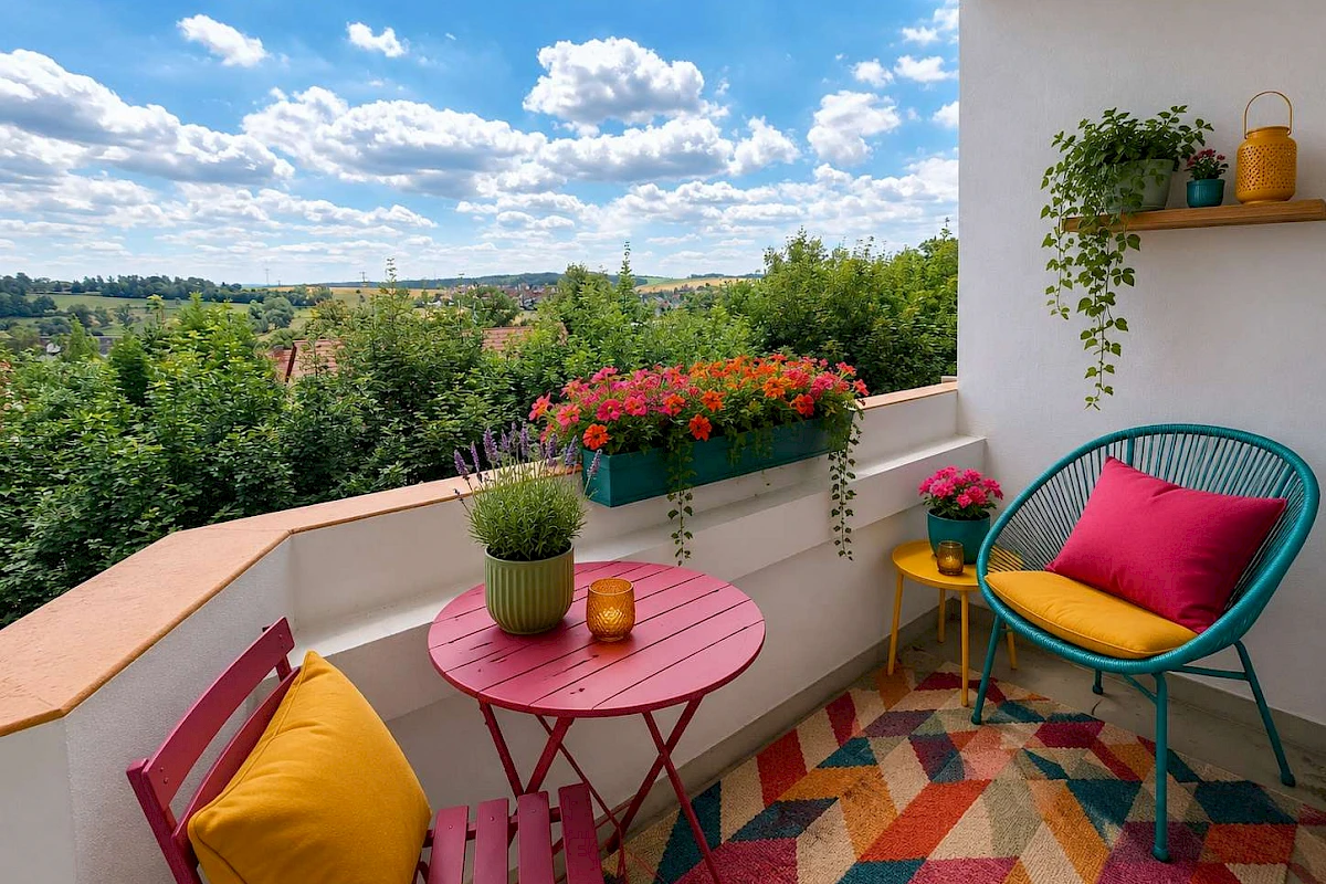 Wohnbeispiel Balkon