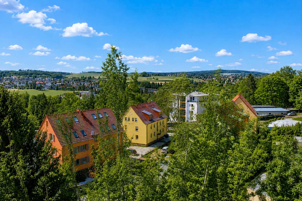 Ausblick Balkon