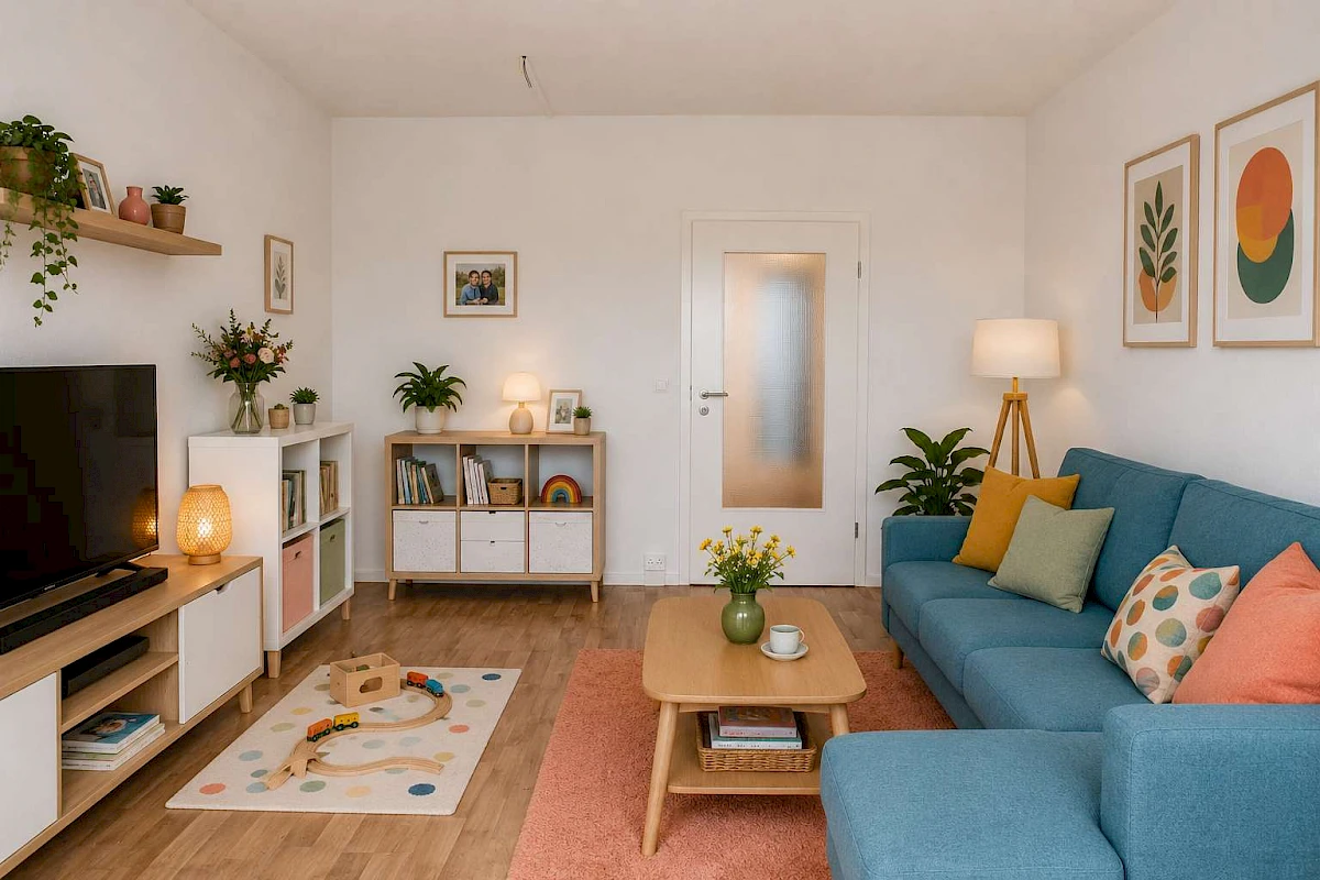 Wohnbeispiel Wohnzimmer