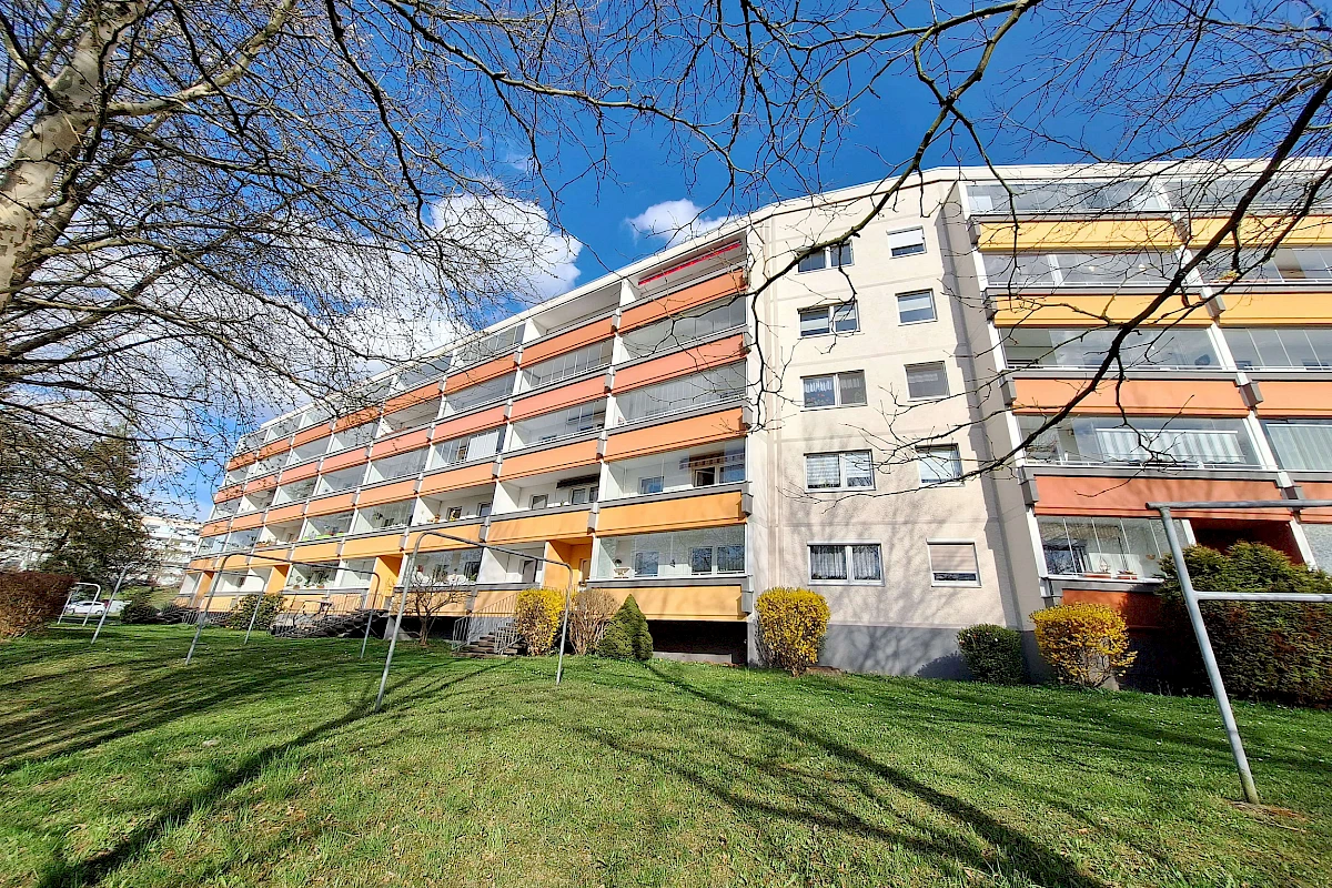 Rückansicht Gebäude