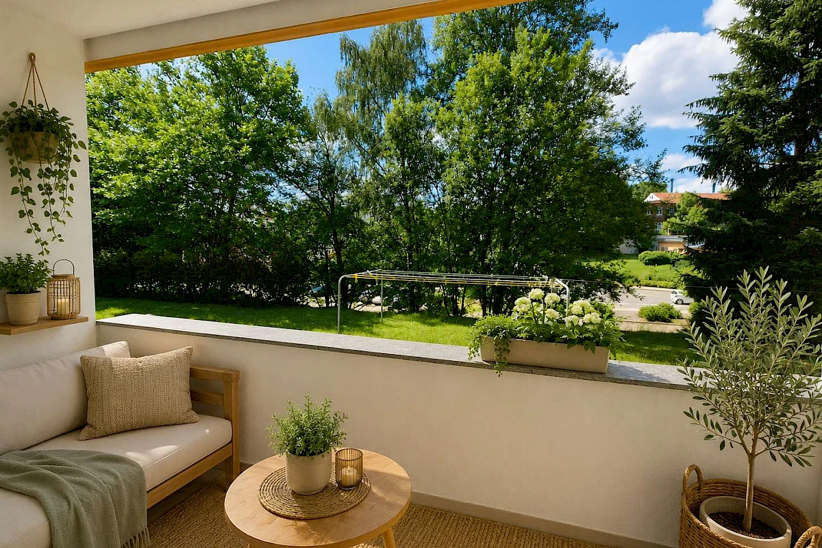 Wohnbeispiel Balkon