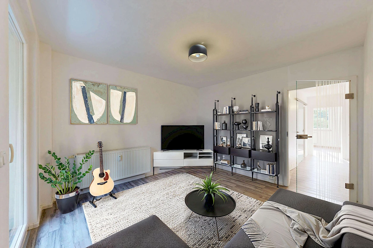 Wohnbeispiel Wohnzimmer (2-Raum)