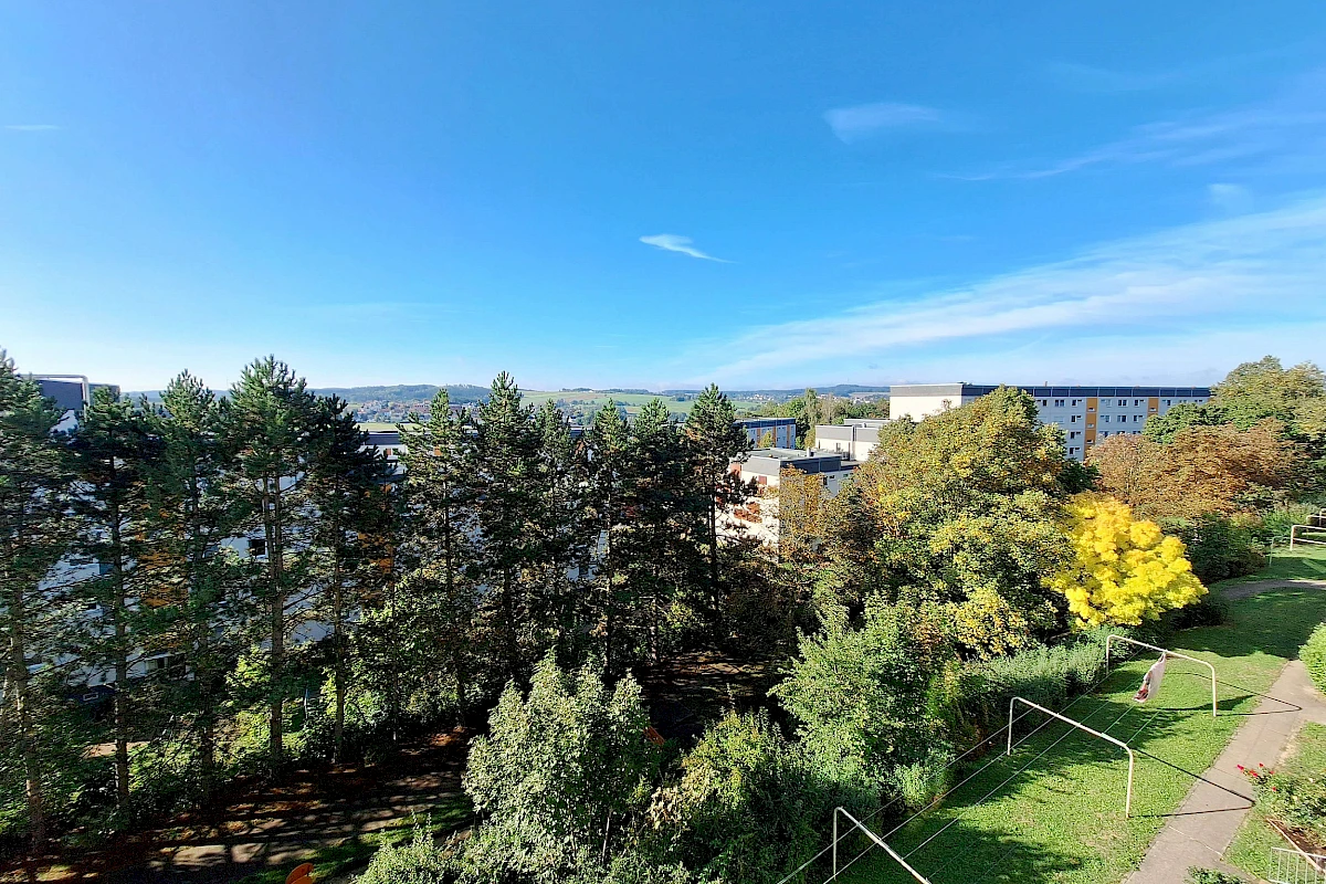 Ausblick Balkon