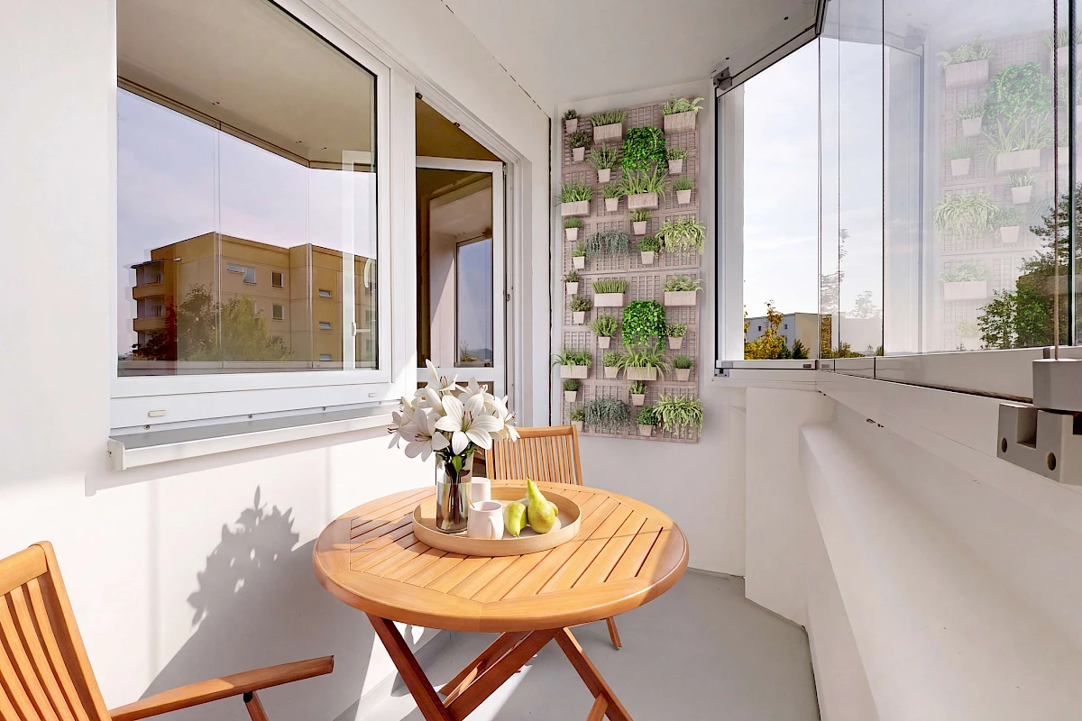 Wohnbeispiel Balkon