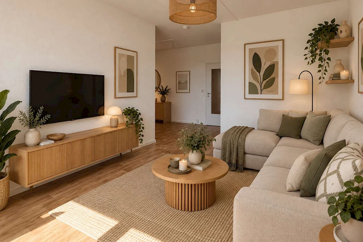 Wohnbeispiel Wohnzimmer