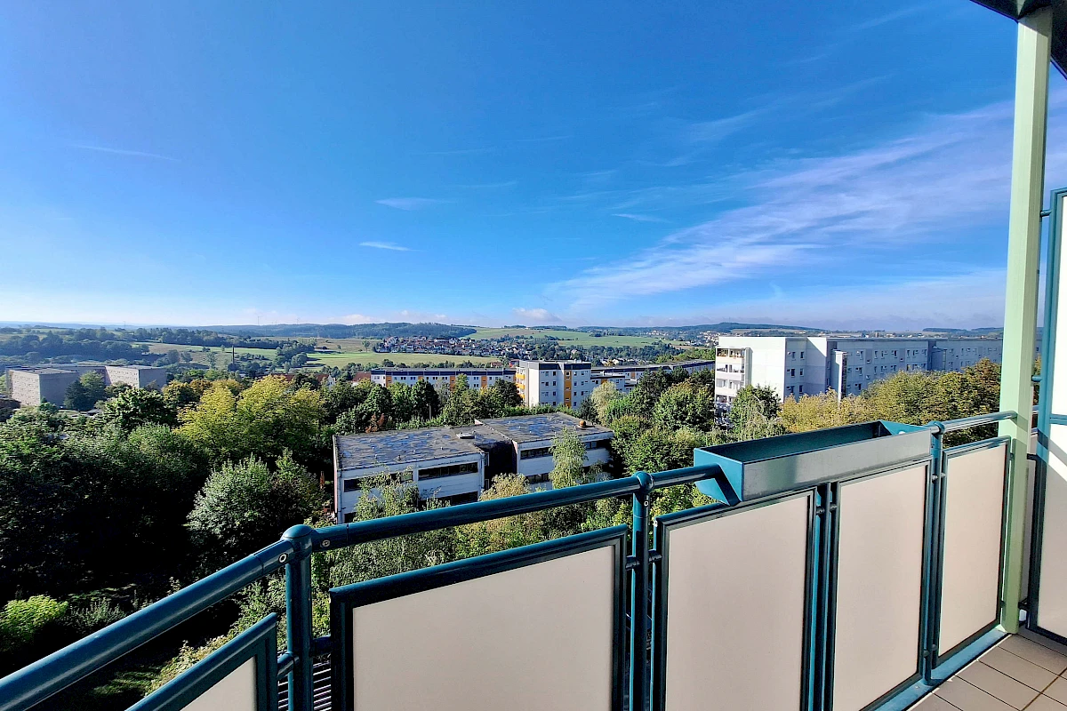 Ausblick Balkon