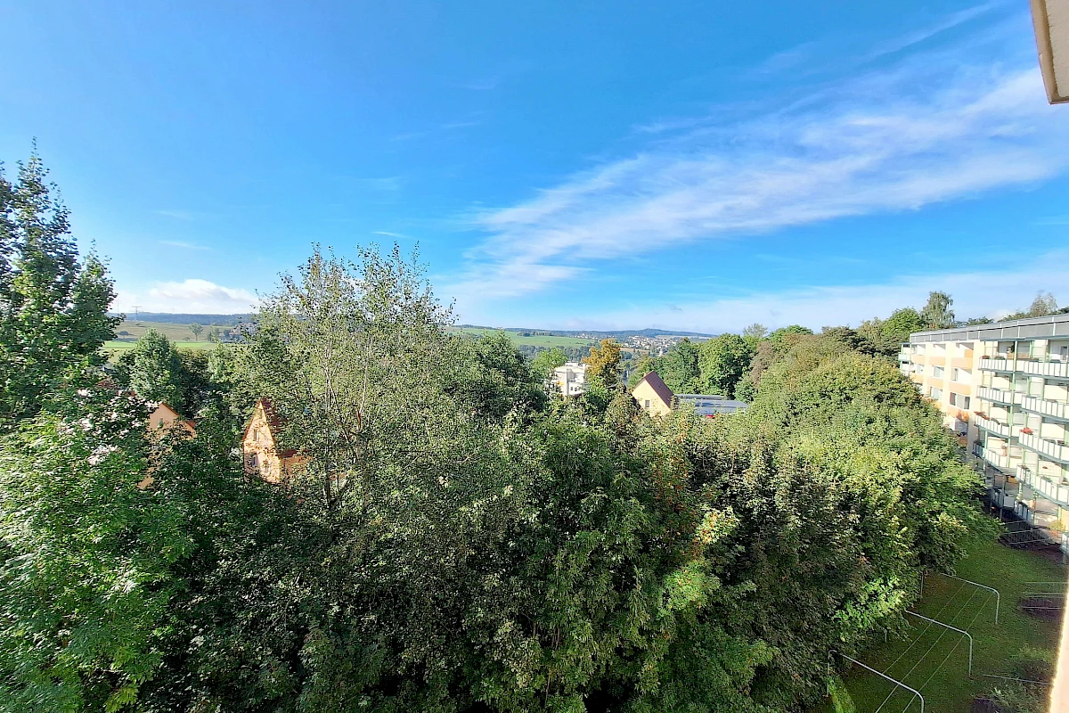Ausblick Balkon