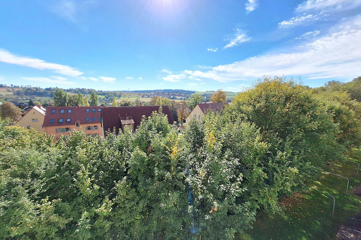Ausblick Balkon
