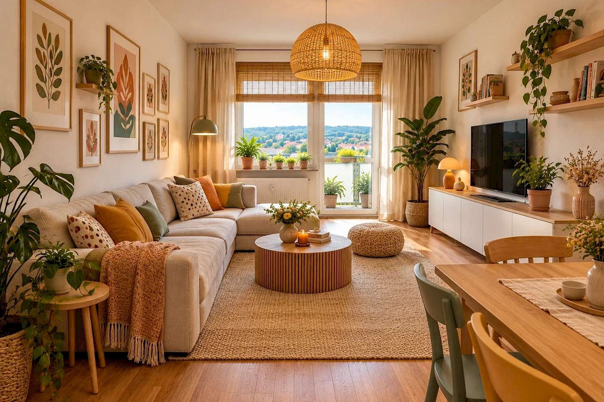 Wohnbeispiel Wohnzimmer