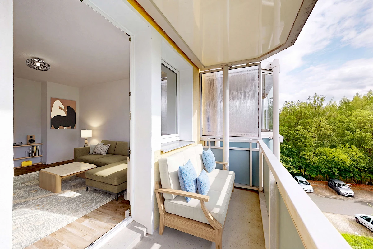 Wohnbeispiel Balkon