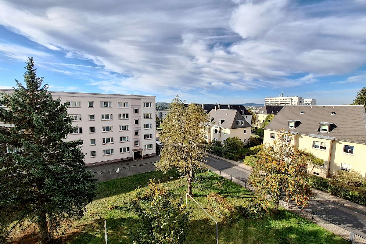 Ausblick Balkon