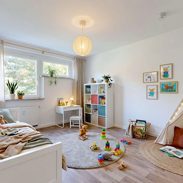 Viel Raum für euer Familienleben – Sanierte 5 Zimmer mit verglastem Sonnenbalkon zum Sofortbezug