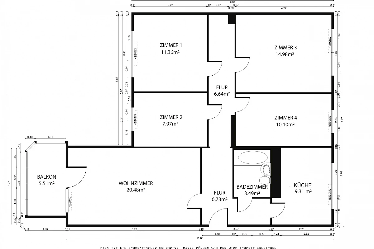 Grundriss Wohnungstyp