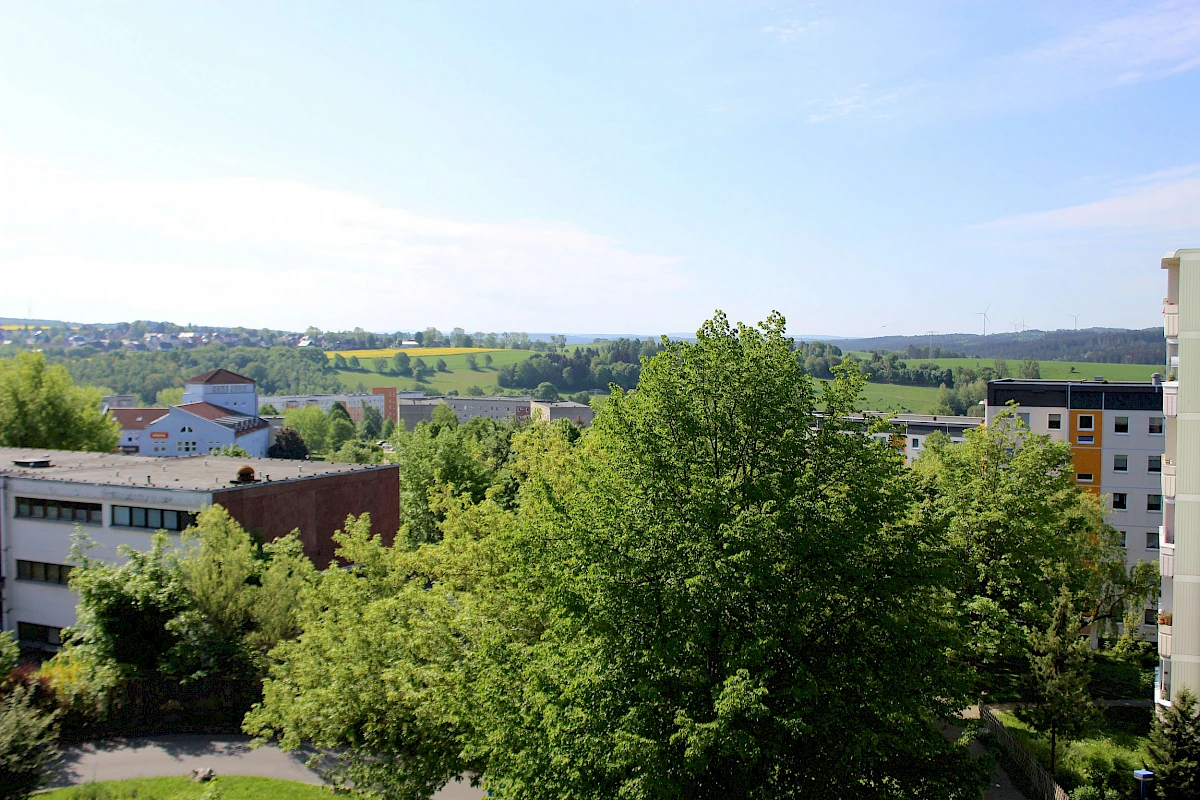 Ausblick Balkon