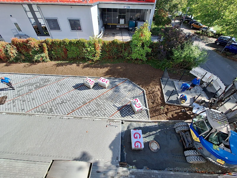 Parkstraße 13–17: Neue Parkplätze und ein aufgewertetes Wohnumfeld